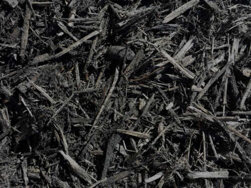 Recycled Pallet Mulch - Black.